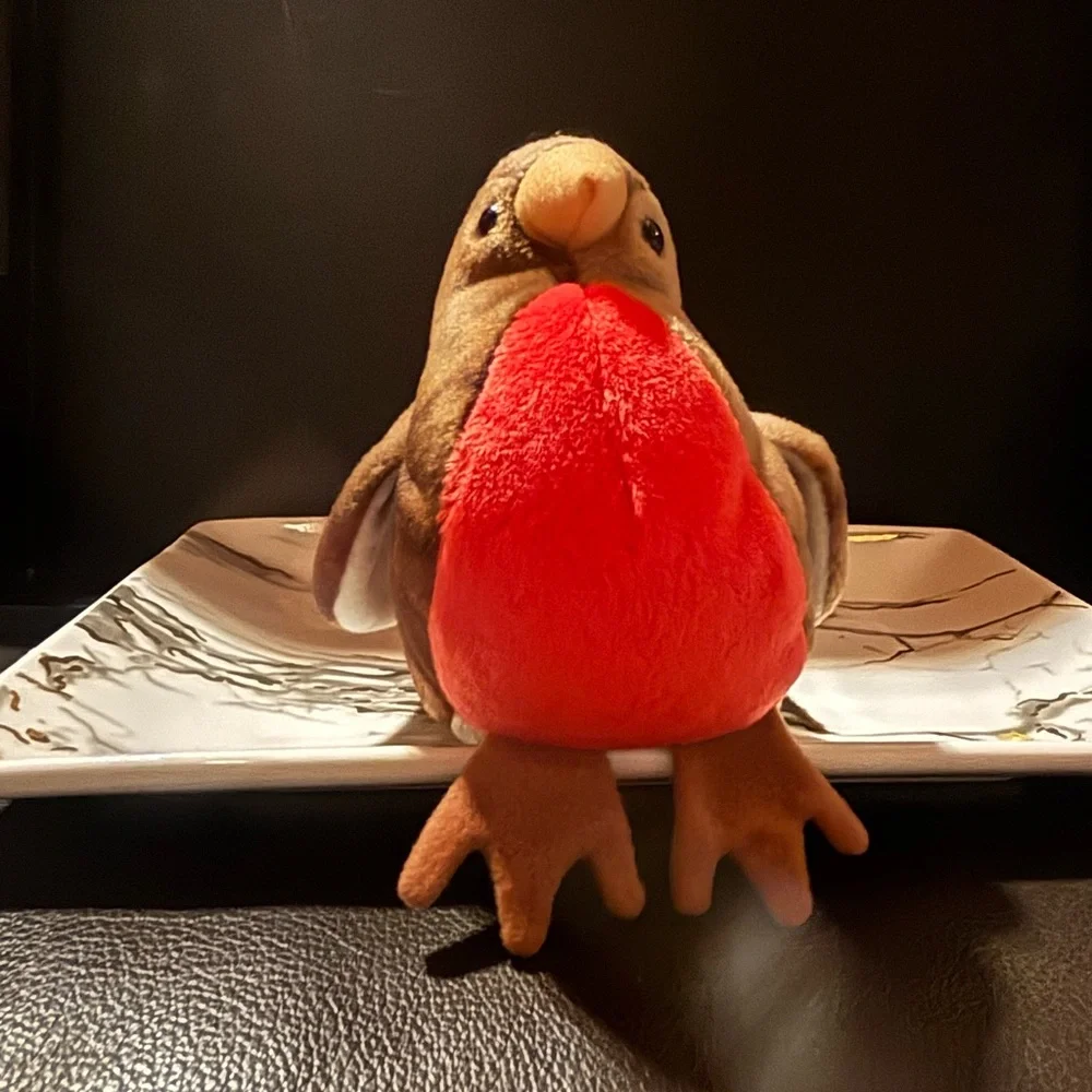 Ty Beanie Baby Early The Robin Bird Retired MWMT Birthdate March 20 1997